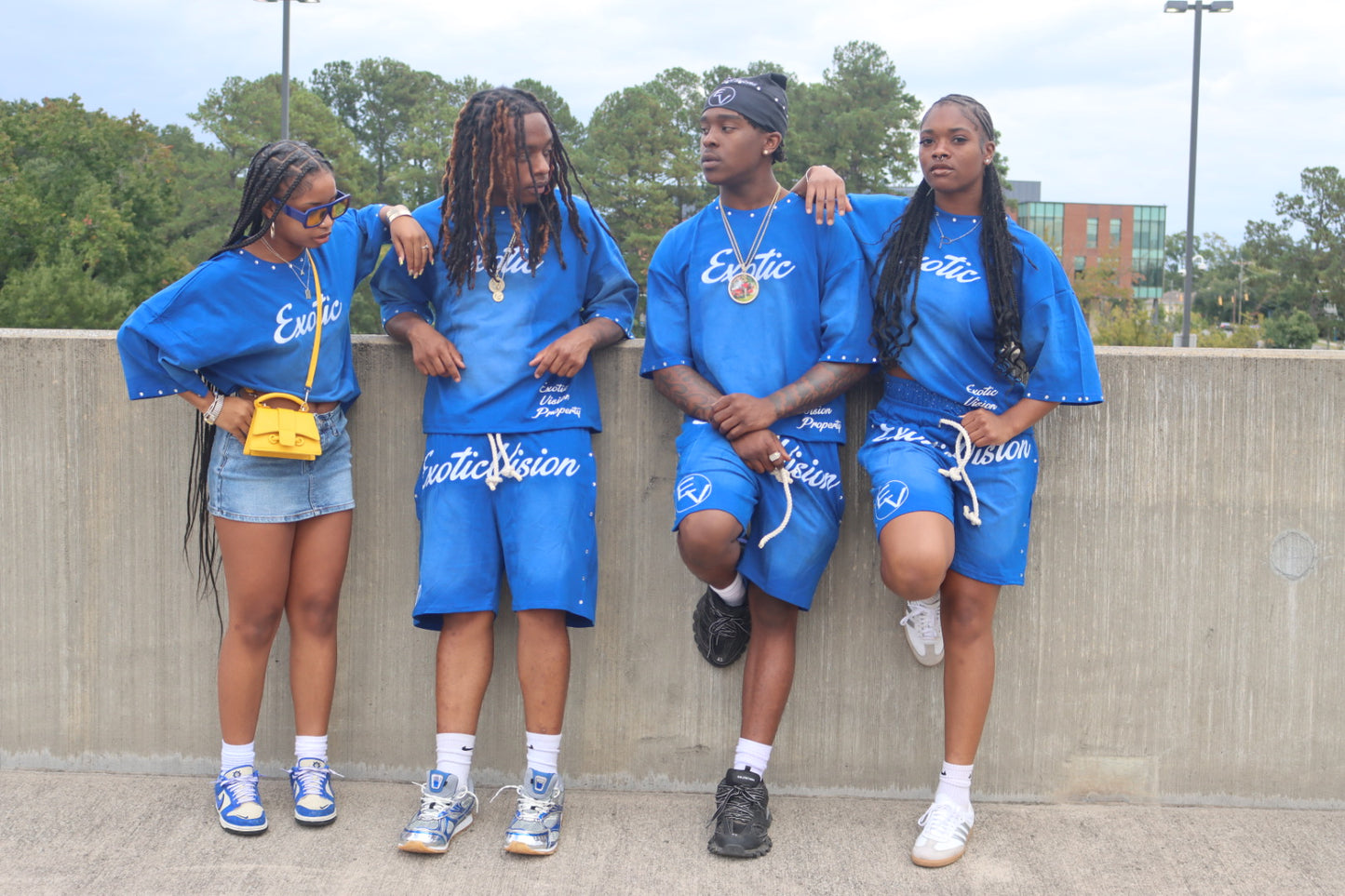 Blue Exotic Shorts